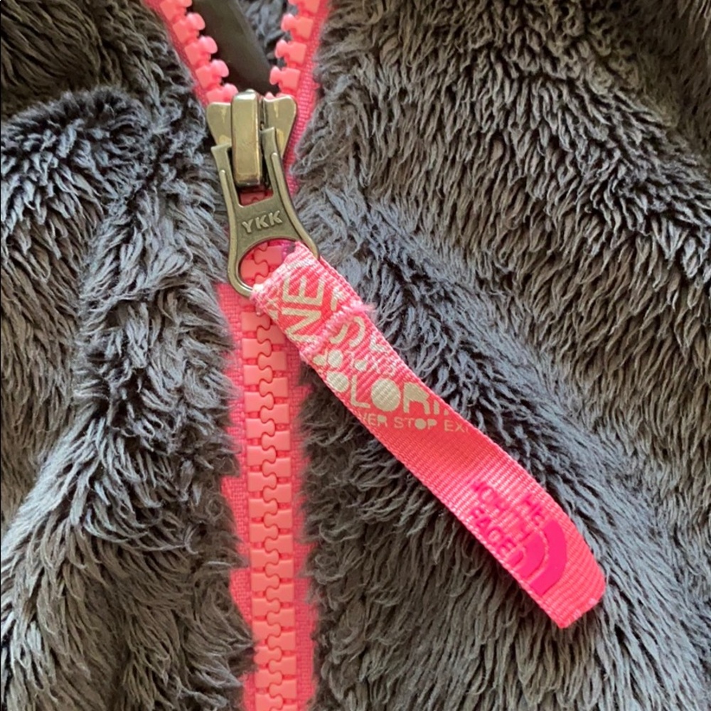 Girls North Face Oso Hoodie Jacket - Picture 4 of 8